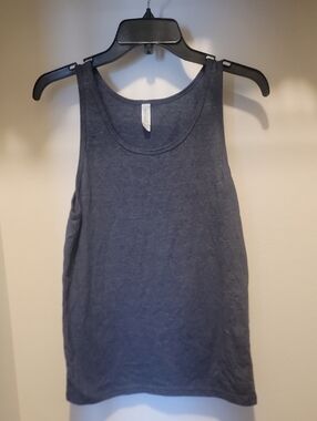 Bella Canvas Women's Navy Scoop Neck Tank Top